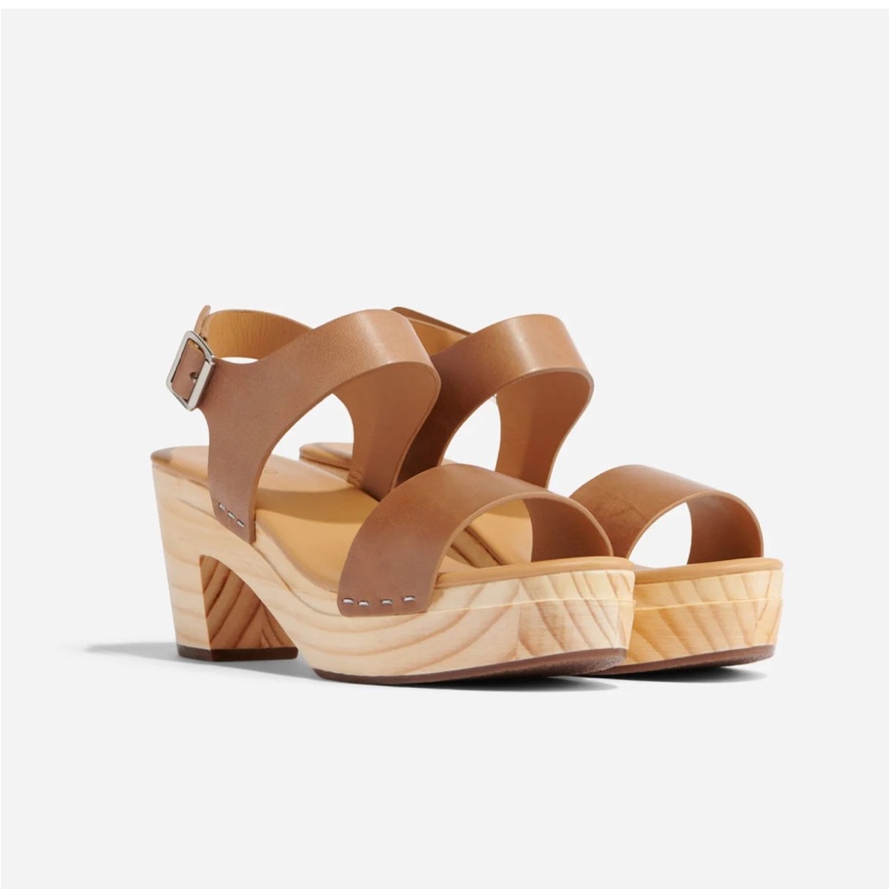 Nisolo All-Day Open Toe Clog Size 8